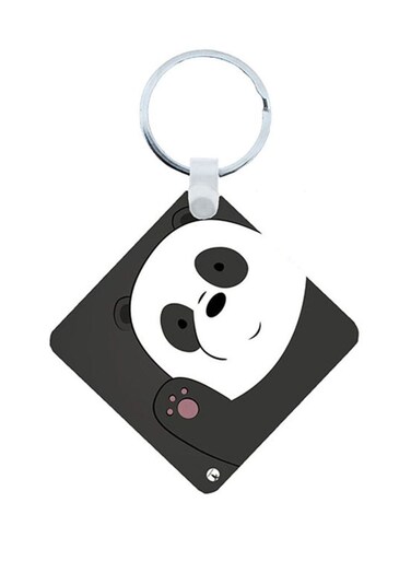 Panda Wooden Keychain