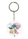 Double Sided Sonic Printed Keychain