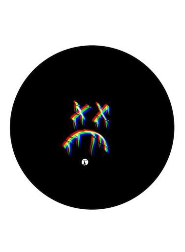 Sad Face Printed Fridge Magnet Multicolour