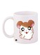 Hamtaro Character Printed Mug White/Brown/Pink Standard Size