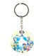 Double Side Anime Digimon Printed Keychain