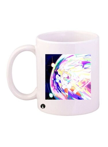 Sonic Video Game Printed Coffee Mug White/Purple/Blue