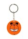 Cartoon Cat Printed Double Sided Keychain
