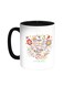 Happy Mother's Day Printed Coffee Mug Black/White 11ounce