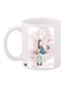 Cartoon Girl Printed Coffee Mug White/Blue/Green