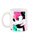 Mickey Mouse Printed Coffee Mug White/Pink/Black 11ounce