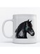 The Horse Printed Coffee Mug White/Black/Grey