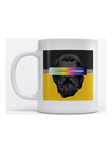 Mug Man for Coffee and Tea White