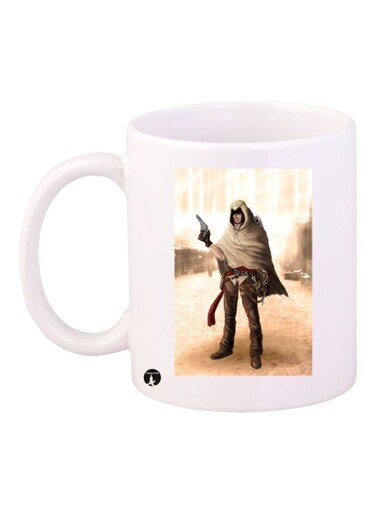 Assassin's Creed Character Printed Mug White/Beige/Brown Standard Size