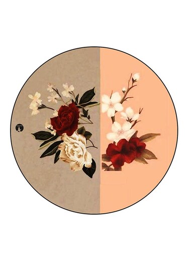 Flowers Printed Fridge Magnet Multicolour