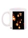 Bulb Printed Ceramic Coffee Mug White/Black/Yellow 11ounce