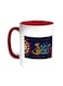 Eid Mubarak Printed Coffee Mug Red/White 11ounce