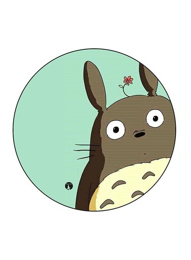 Animals Printed Fridge Magnet Multicolour 5.5 x 5.5cm