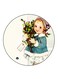 Girl Printed Fridge Magnet Multicolour