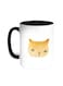 Cat Printed Coffee Mug Black/White 11ounce
