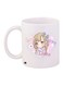 Anime Girl Printed Coffee Mug White/Beige/Pink 11ounce