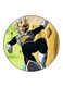 Anime Dragon Ball Printed Fridge Magnet Round Multicolour
