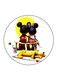 Disney Printed Fridge Magnet Multicolour 5.5 x 5.5cm
