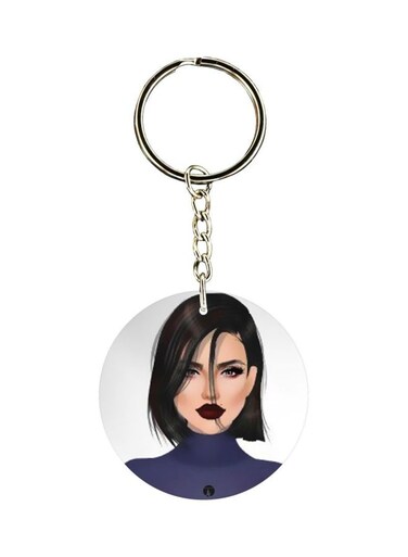 Printed Single Sided Keychain