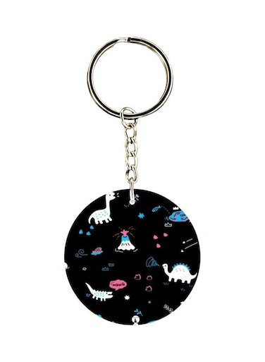 Dinosaur Printed Keychain