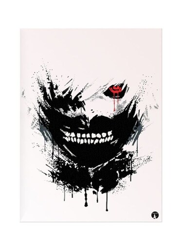 Anime Tokyo Ghoul Metal Plate Poster Light Pink/Black/Red 15x20cm
