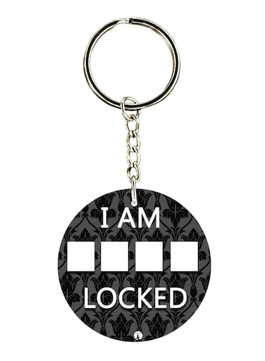 Television Show Sherlock Printed Keychain