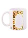 Flower Printed Coffee Mug White/Yellow/Green