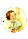 Girl Printed Fridge Magnet Multicolour