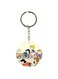 Cartoon Themed Single Sided Keychain