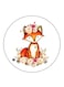 Fox Printed Fridge Magnet Multicolour