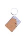We Bare Bear Printed Keychain Brown/Pink/Green