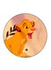 Tiger Printed Fridge Magnet Multicolour 5.5 x 5.5cm