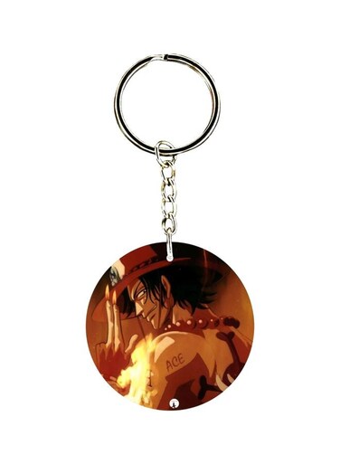 Anime One Piece Printed Keychain
