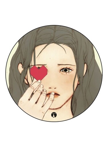 Girl Theme Printed Fridge Magnet Beige/Red/Grey