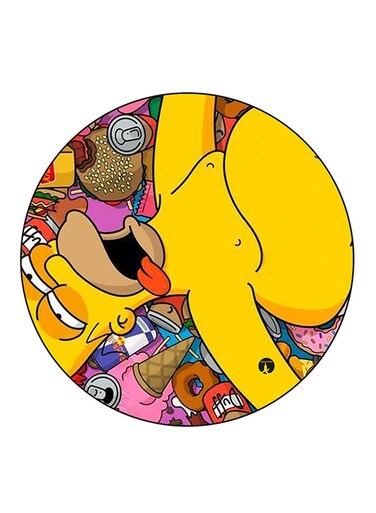 Simpsons Printed Fridge Magnet Multicolour