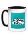 No Stress Relax Printed Coffee Mug White/Black/Blue