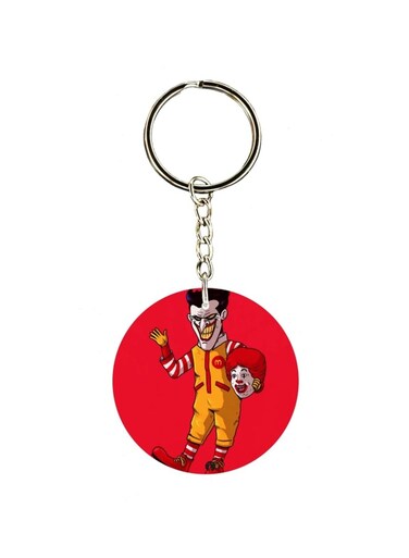 Joker Printed Keychain