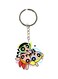 Cartoon Printed Dual Sided Keychain