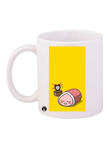 Food Printed Mug White/Red/Pink Standard Size