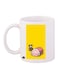 Food Printed Mug White/Red/Pink Standard Size