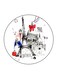 Wonders Printed Fridge Magnet Multicolour 5.5 x 5.5cm