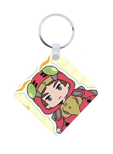 Digimon Anime Wooden Keychain
