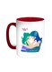 Mothers Day Printed Coffee Mug Red/White 11ounce