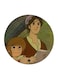 The Anime Jazeerat Al Kanz Theme Printed Fridge Magnet Green/Brown/Beige