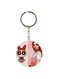 Cartoon Girl Printed Keychain