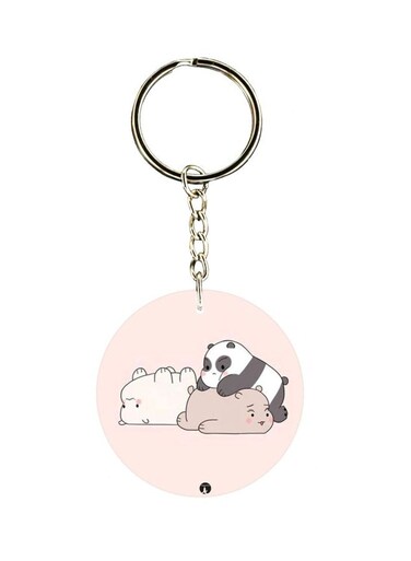 Cartoon Character Printed Keychain