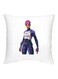 Fortnite Character Printed Decorative Cushion White/Purple/Pink 16x16inch