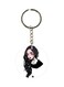 Cartoon Girl Printed Double Sided Keychain