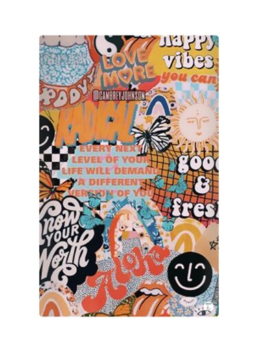 Printed Fridge Magnet Multicolour 8.5x0.4x5.5cm