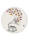 Flowers Printed Fridge Magnet Round Multicolour